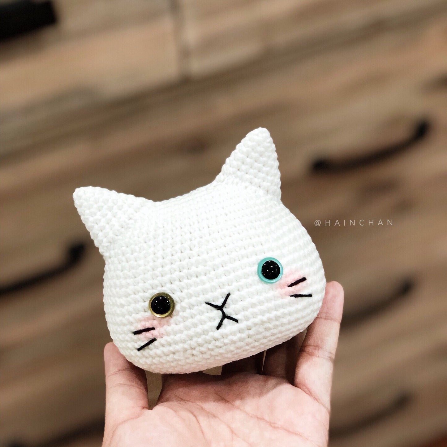 Digital 4 Cat Head Crochet Pattern - Instant Download DIY Amigurumi Pattern in PDF File | Cute Crochet Pattern Ideas