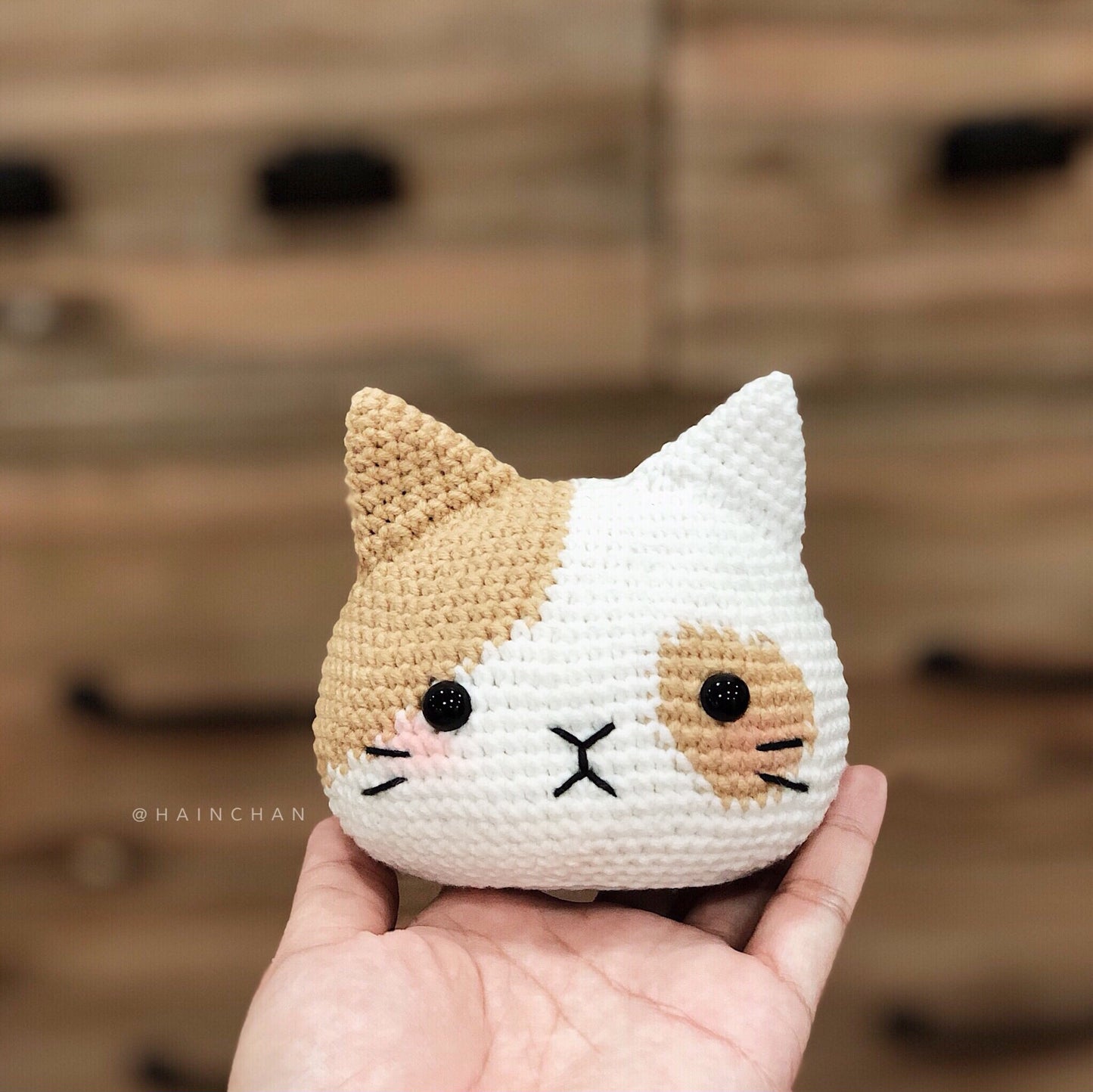 Digital 4 Cat Head Crochet Pattern - Instant Download DIY Amigurumi Pattern in PDF File | Cute Crochet Pattern Ideas