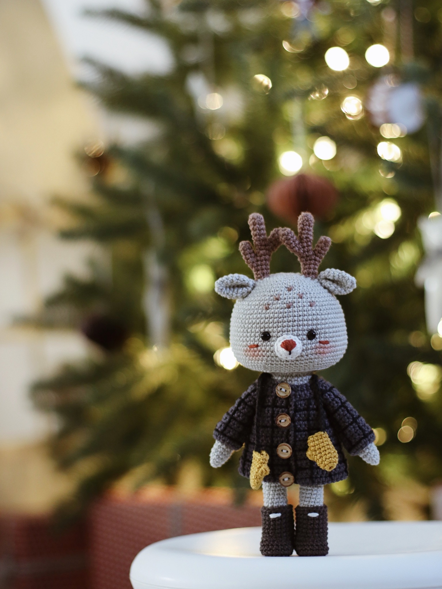 Ellie the Little Reindeer Amigurumi Crochet Pattern – Create Your Own Adorable Reindeer | Hainchan