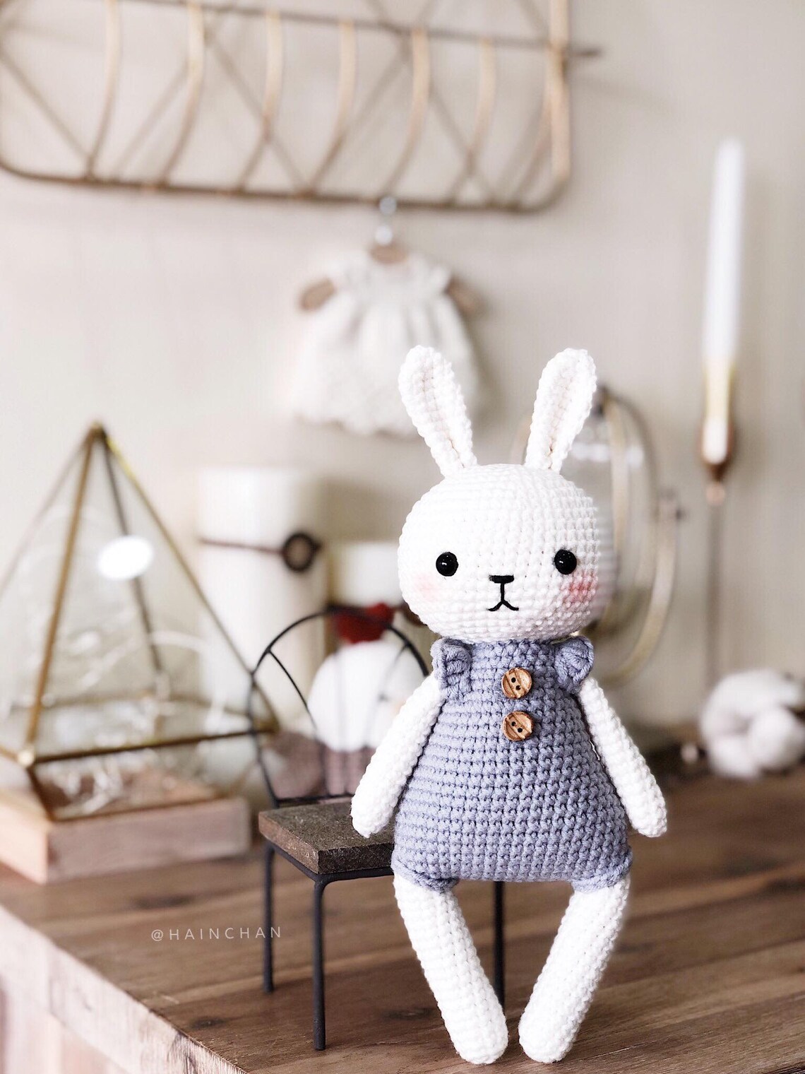 Lucy the Bunny Amigurumi Crochet Pattern – Amigurumi crochet pattern. Instant download. Languages: English