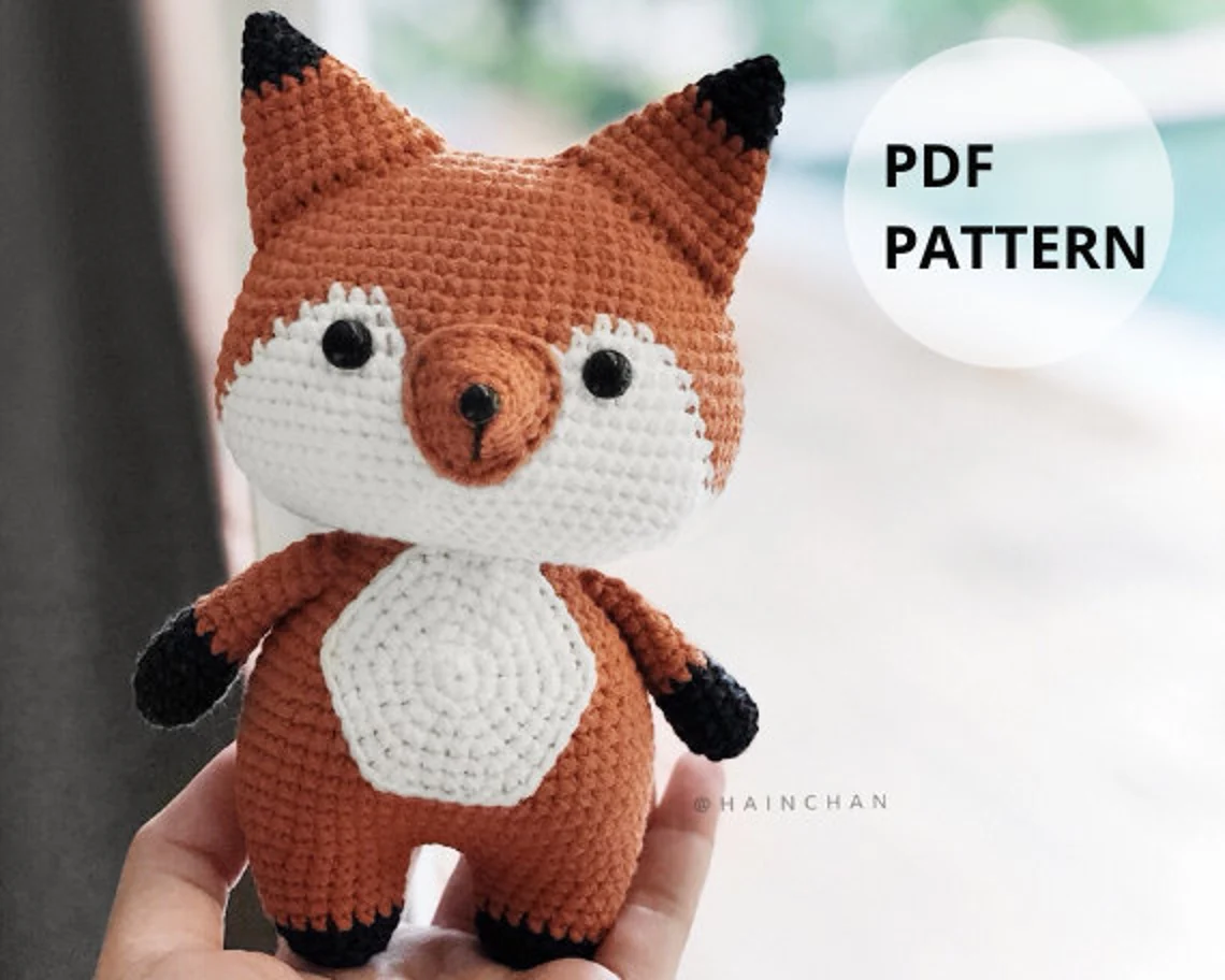 Adorable Coral the Little Fox Crochet Pattern – Instant Download DIY Amigurumi Pattern in PDF File | Cute Crochet Pattern Ideas