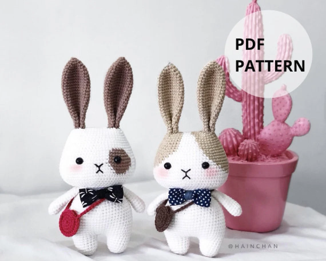 Create Your Own Rey the Little Bunny Crochet Pattern – Instant Download DIY Amigurumi Pattern in PDF File | Cute Crochet Pattern Ideas