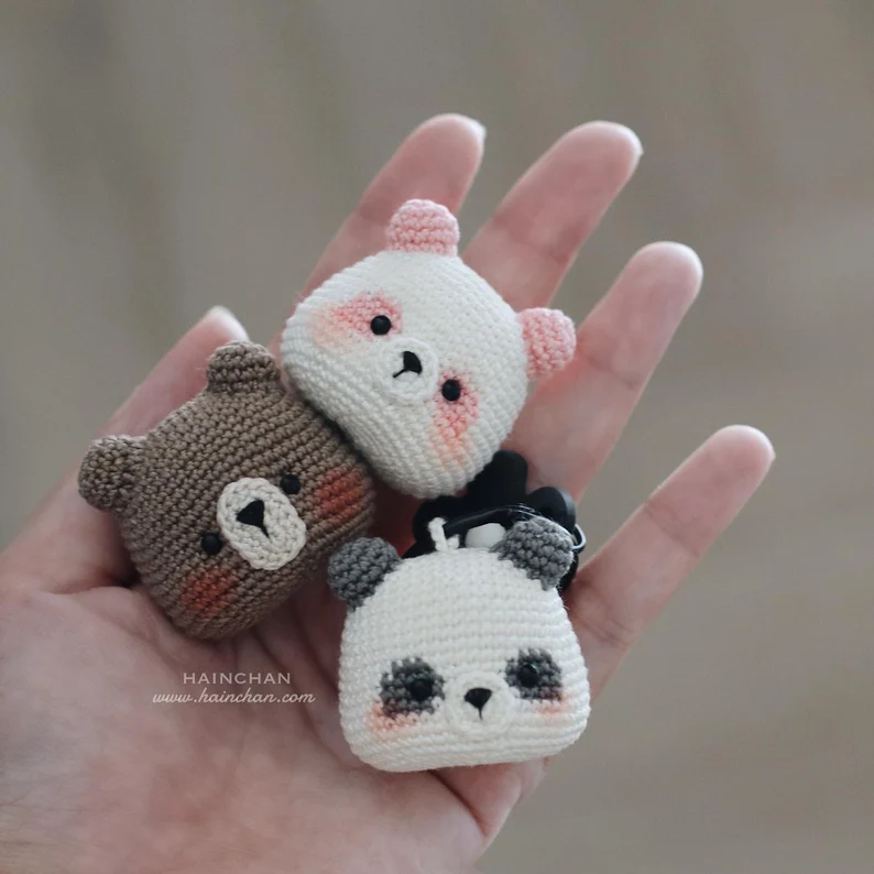 Digital Panda and Bear (Full body + keychain) Crochet Pattern – Instant  Download DIY Amigurumi Pattern in PDF File